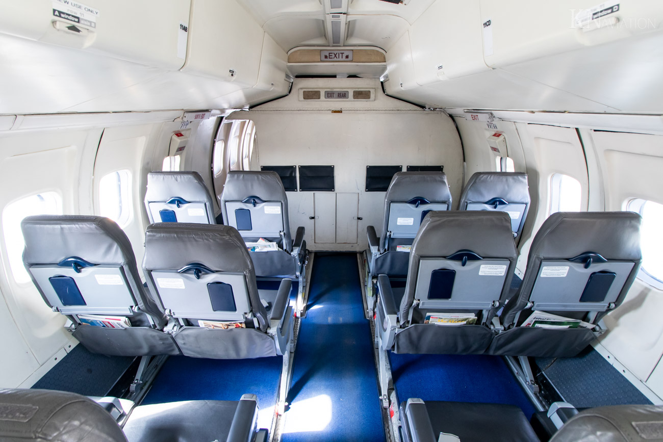 Air Tindi Dash 7 Passenger Cabin