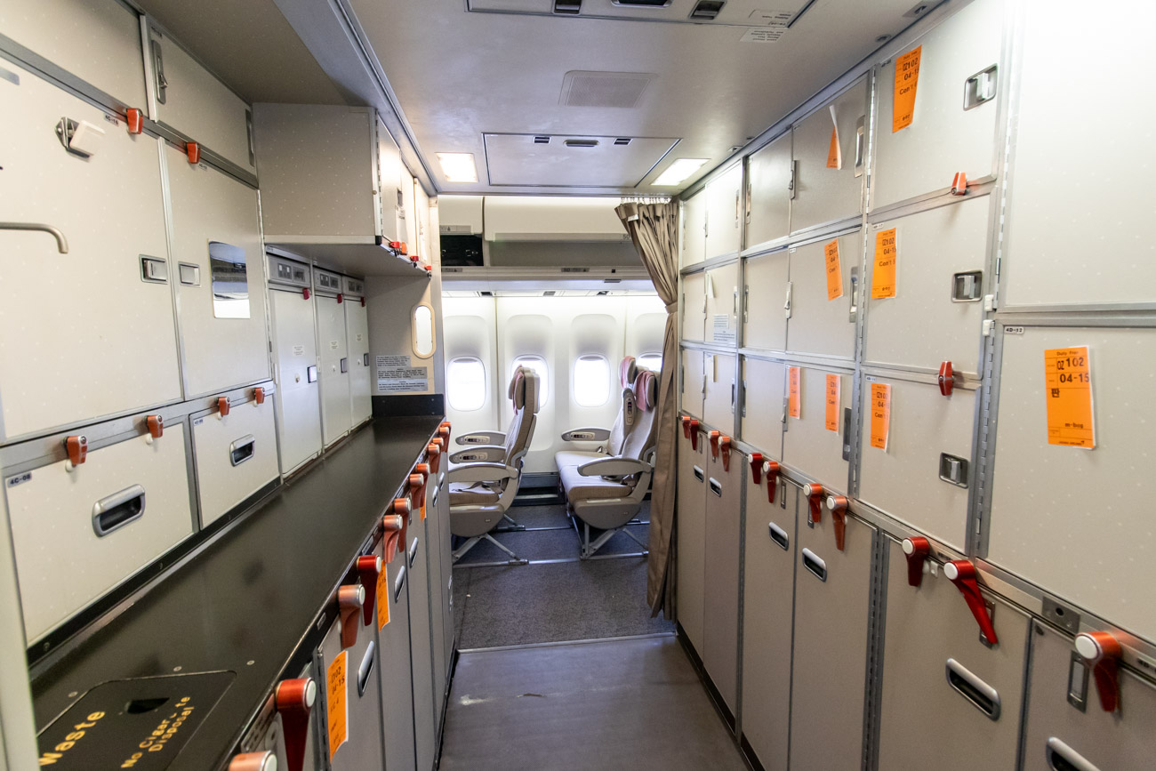 Asiana Airlines Boeing 747-400 Galley