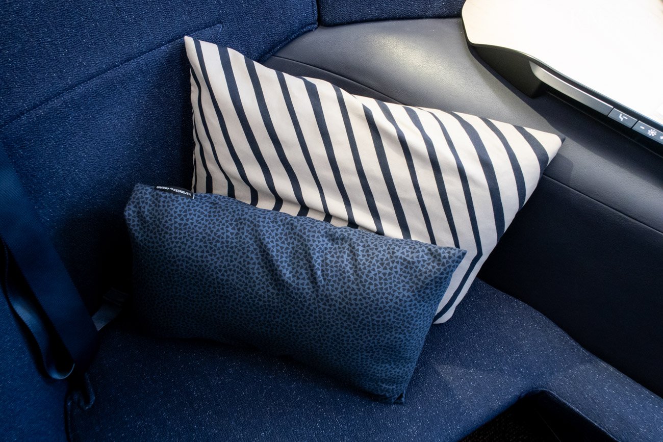 Finnair Long-Haul AirLounge Business Class Pillows