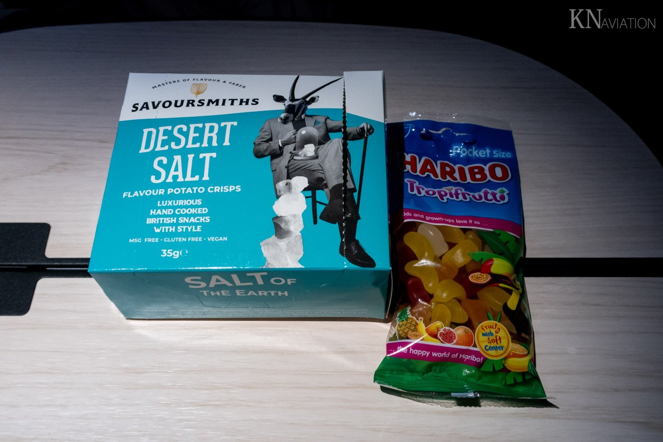 Finnair Long-Haul Business Class Snacks