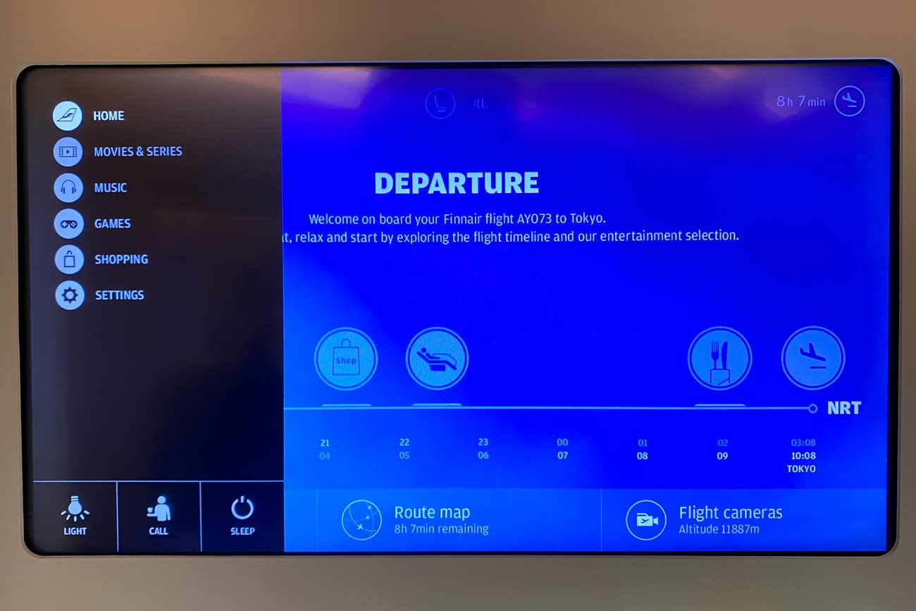 Finnair A350 Entertainment