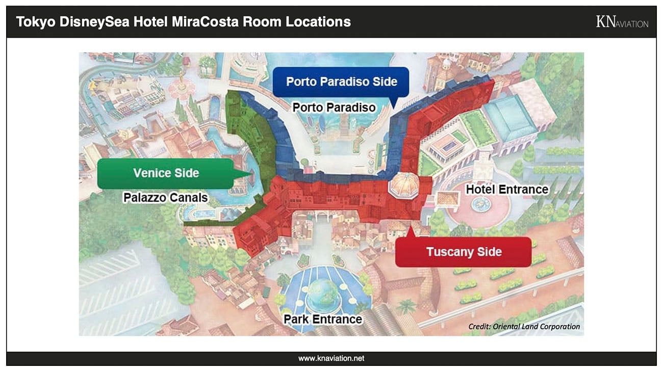Hotel MiraCosta Room Locations