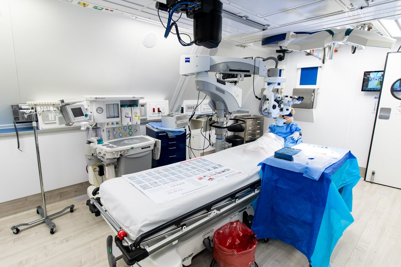 Orbis Flying Eye Hospital MD-10 Operating Room