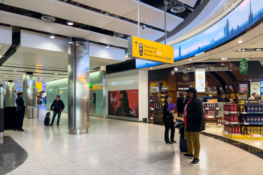 Plaza Premium (Heathrow Terminal 2) Location