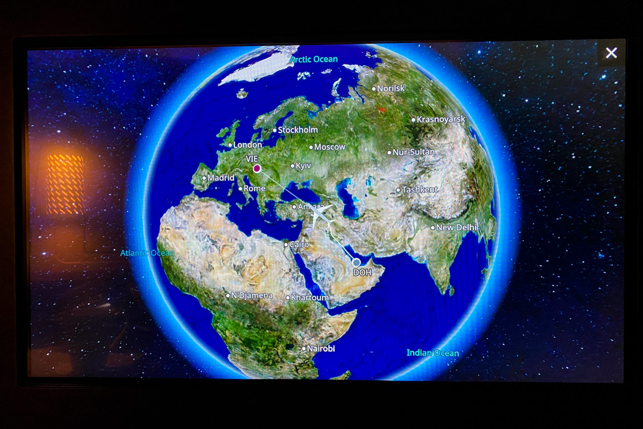 Qatar Airways 787-9 In-Flight Entertainment